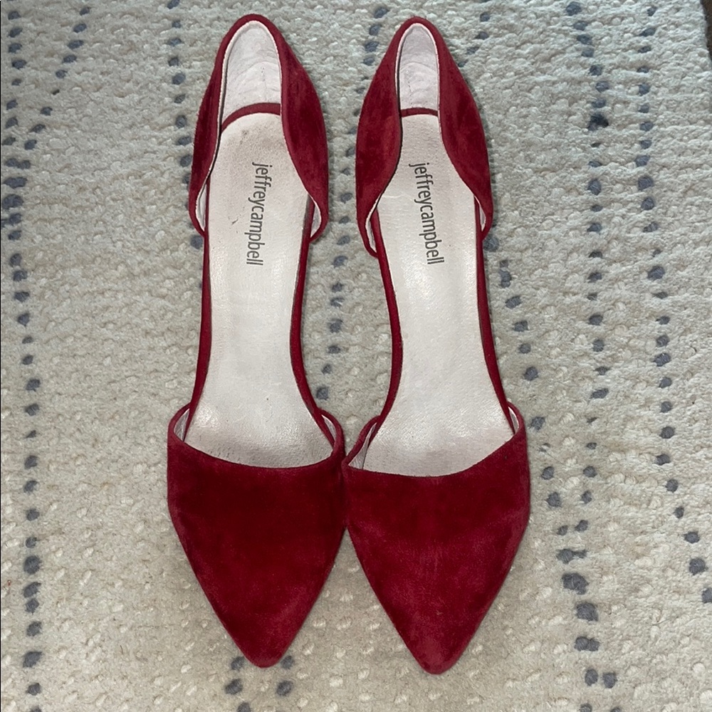 Jeffrey Campbell Burgundy Heels